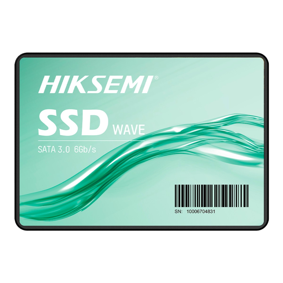 Hiksemi SSD Wave, SATA 3.0 6Gb/s, con codice a barre SN: 10006704831.