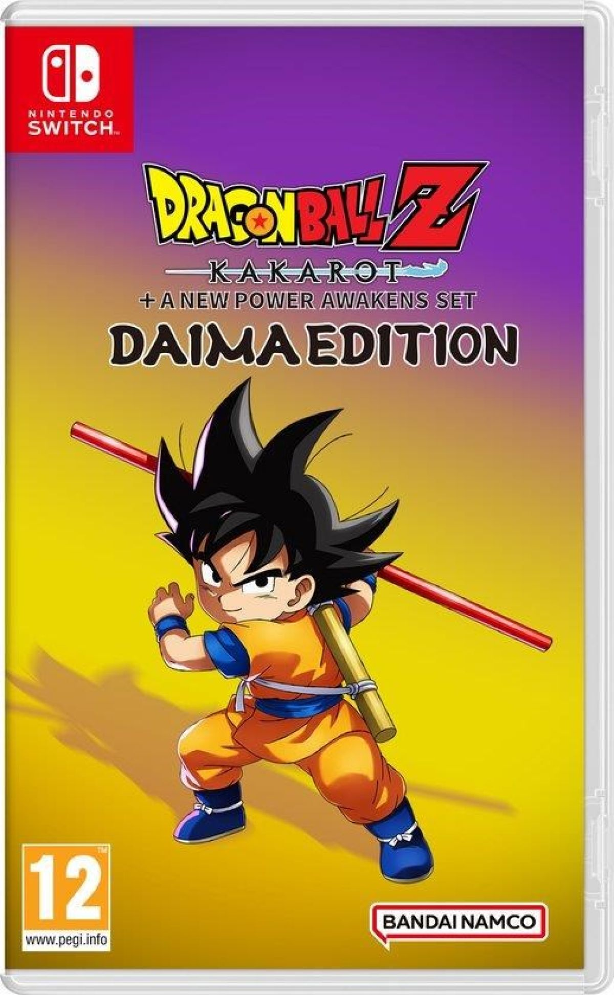 Copertina Dragon Ball Z Kakarot Daima Edition Nintendo Switch con Goku