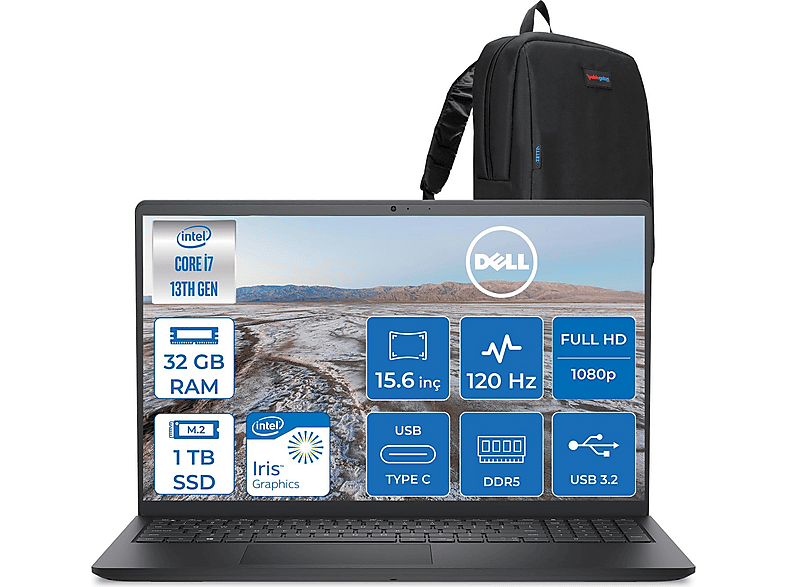 DELL Pro 15 Essential 5 GHz DDR5 FHD Wva IPS PV152501355UF13 Intel