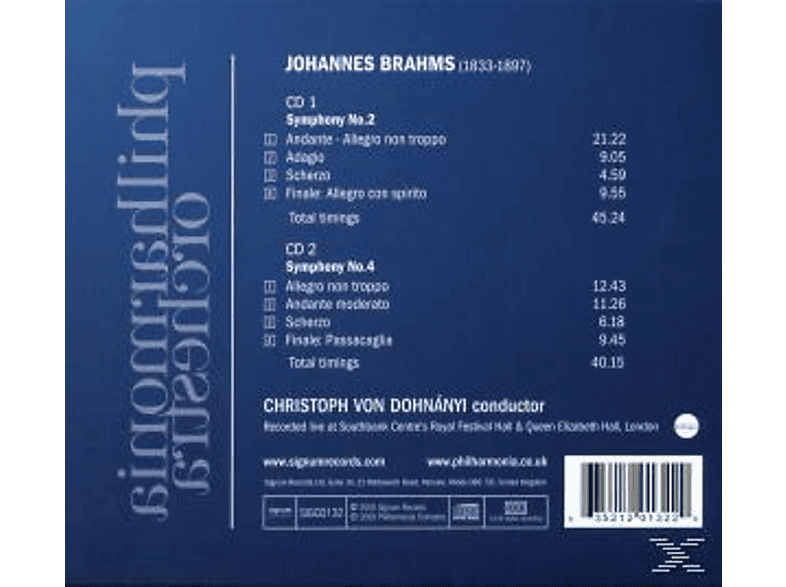 洋楽 I Hear a Symphony [expanded edition 2CD] Leonard Bernstein: Brahms | Sy | MediaMarkt