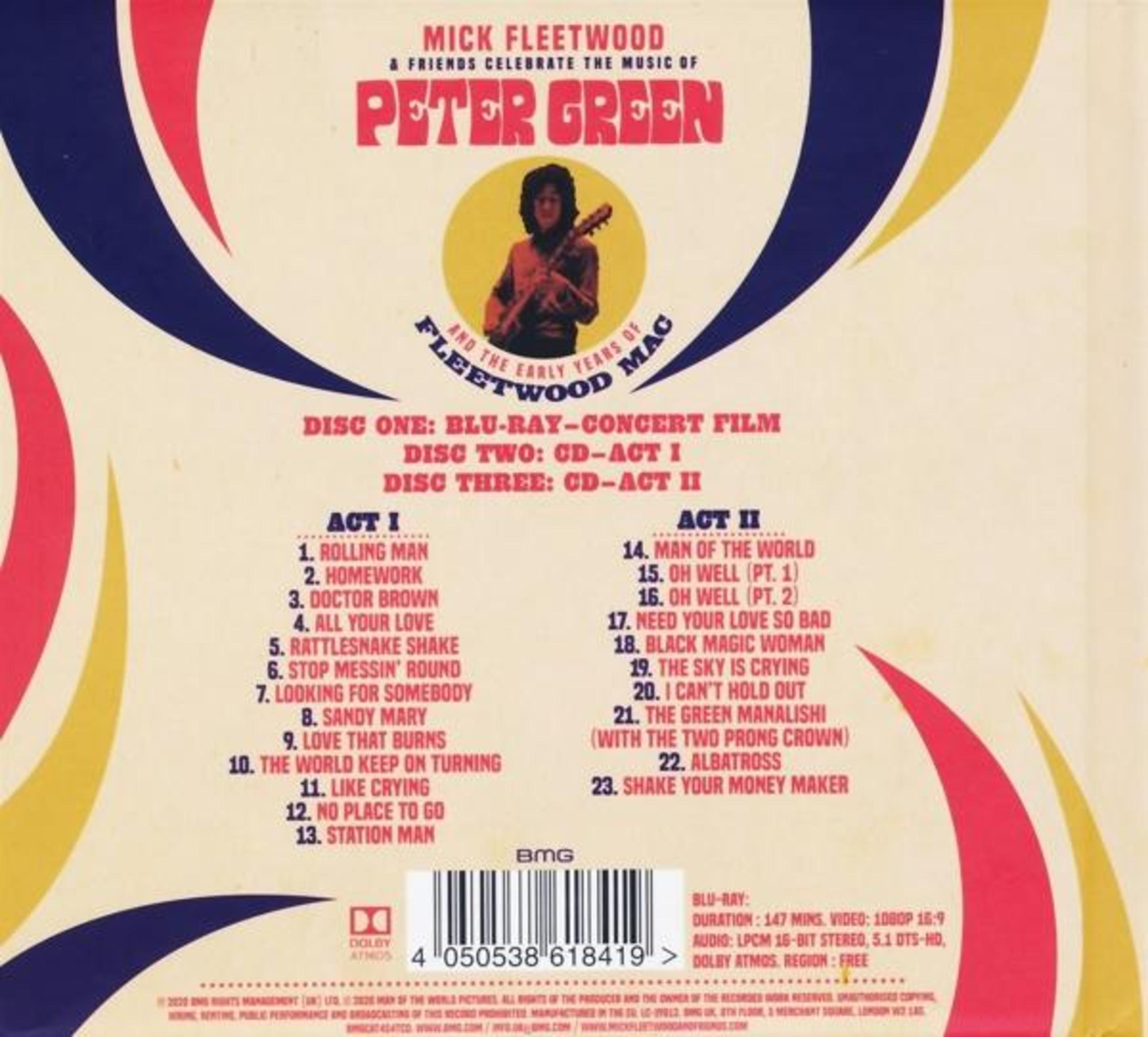 Albumhoes ter ere van Peter Green, met tracklijst en details.