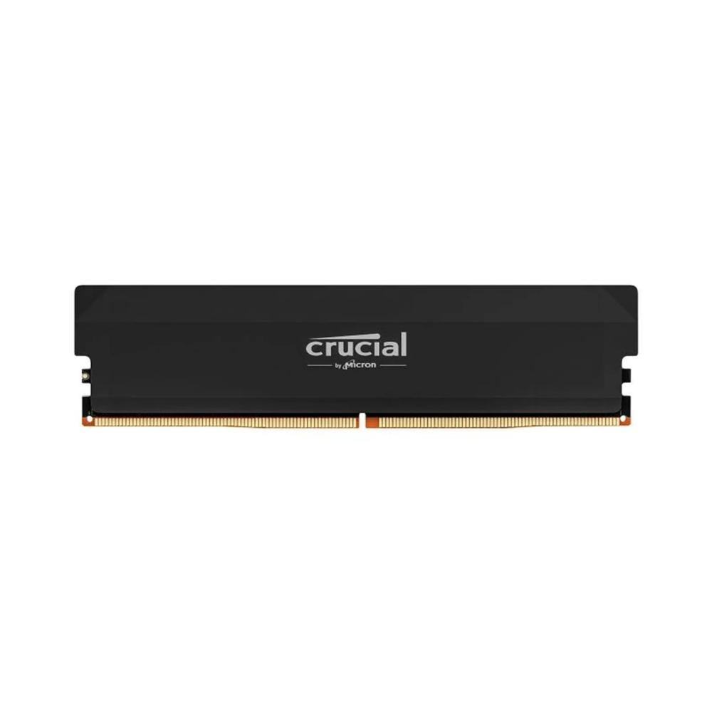 Modulo RAM nero con logo Crucial e contatti dorati.