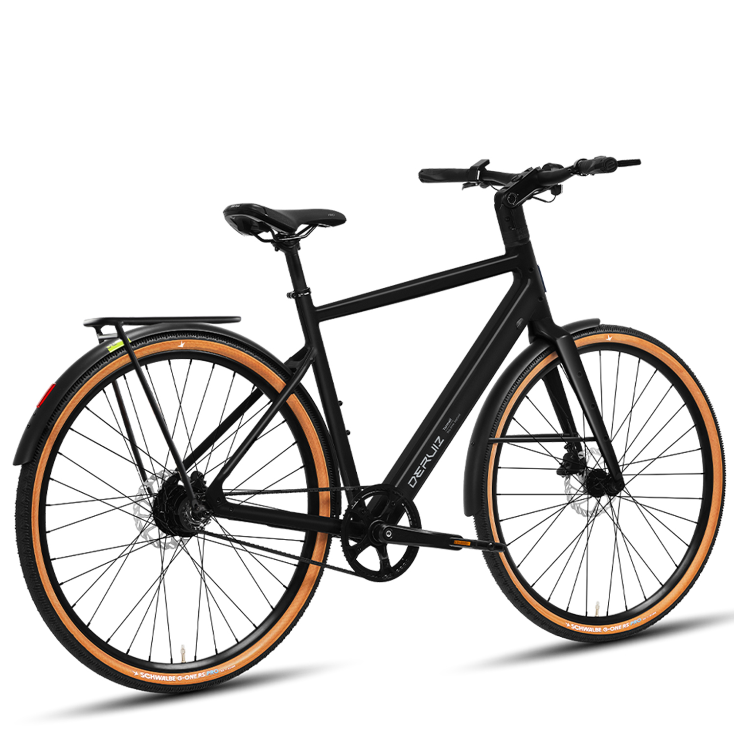 DERUIZ Turmali E-Bike 52Rh 35 Nm Riemenantrieb Citybike (Laufradgre: 28  Zoll, Rahmenhhe: 52 cm, Unisex-Rad, 360 Wh, Signature Black) | MediaMarkt