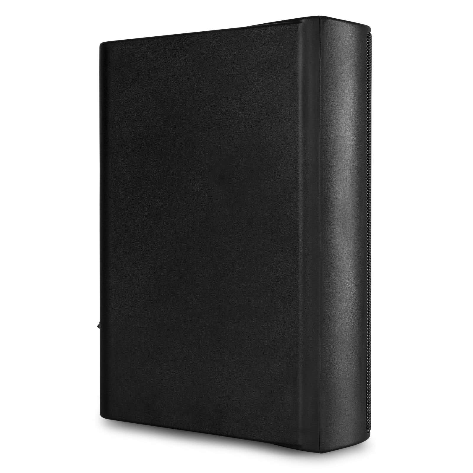 Un altavoz negro y rectangular con bordes redondeados sobre fondo blanco.