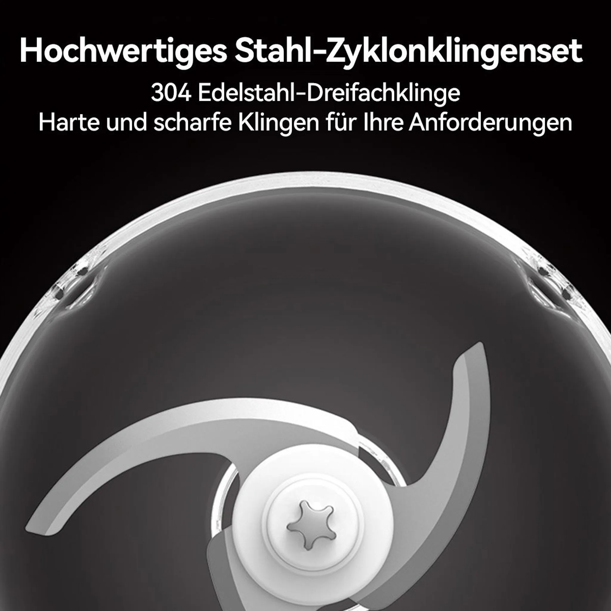 Nahaufnahme eines Messersets aus Edelstahl mit scharfen Klingen.