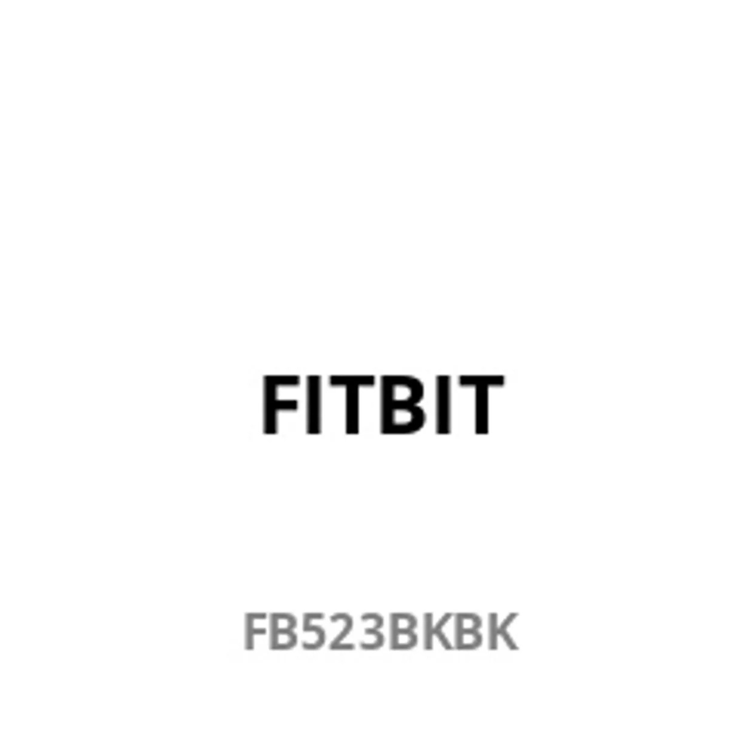 Fitbit Logo mit Modellnummer FB523BKBK.