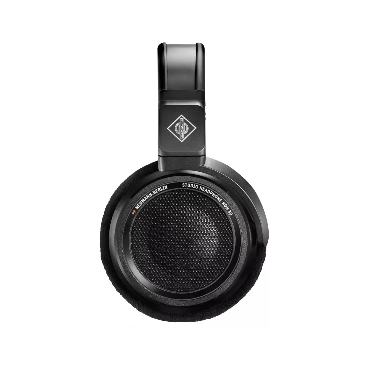 Cuffie studio nere Neumann NDH 30 con logo argento sull'archetto.