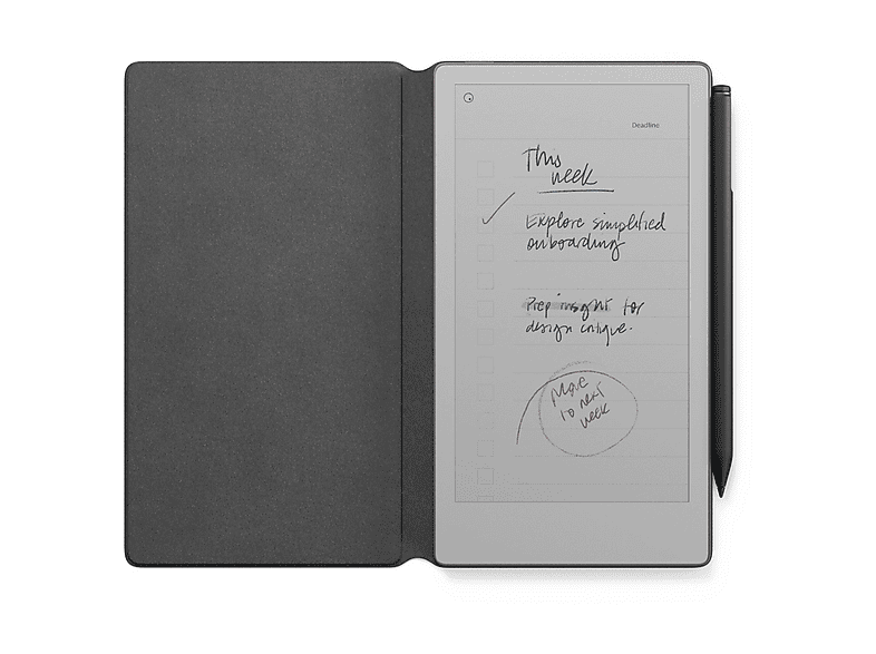 REMARKABLE Paper Pro Move Marker Plus Kalem Premium Deri Siyah