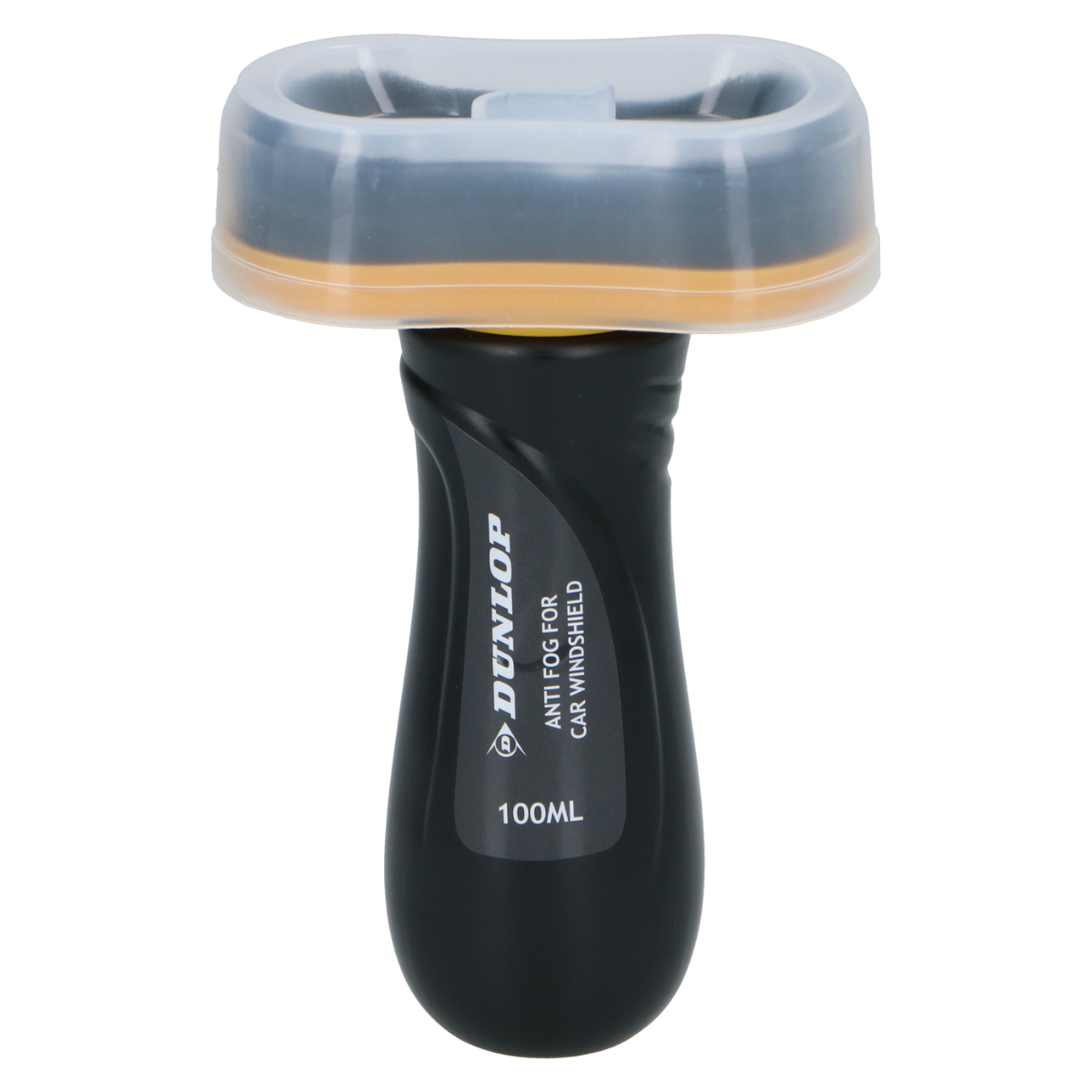 Zwarte Dunlop anti-condens sprayfles met doorzichtige dop, 100ml.
