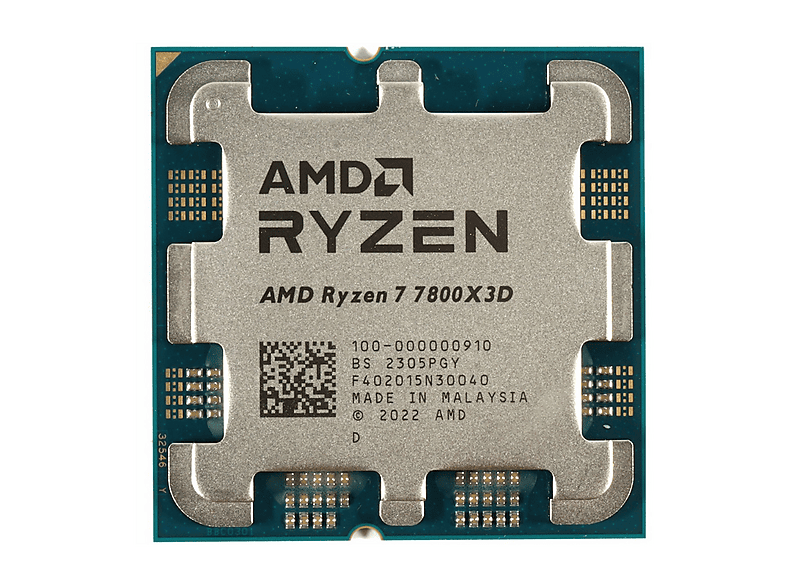 AMD 8 Çekirdek 4.2GHz-5.0GHz 104MB AM5 Tray Ryzen 7 7800X3D İşlemci