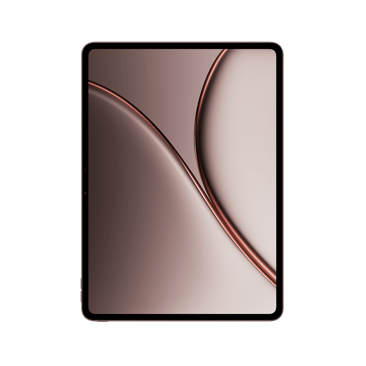 Ekranında pürüzsüz, kavisli çizgiler gösteren koyu bir tablet.
