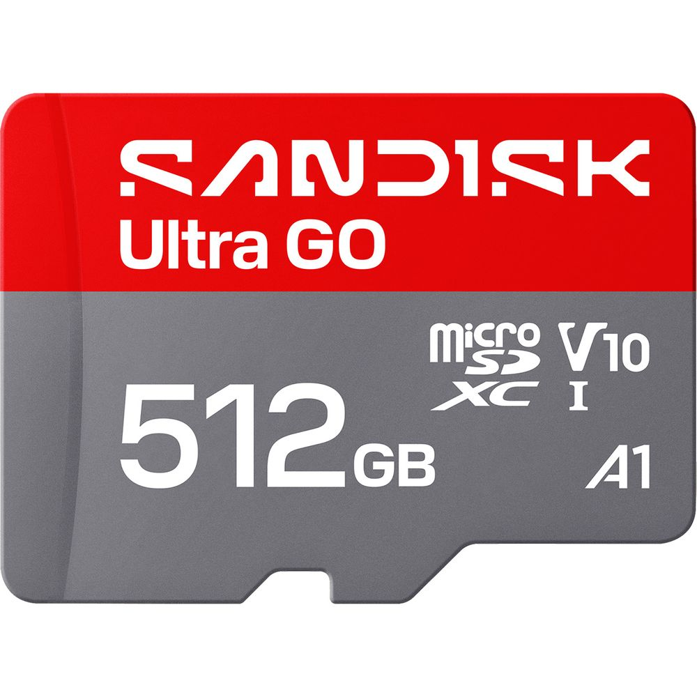Carte mémoire SanDisk Ultra GO 512Go Micro SDXC I V10 A1.