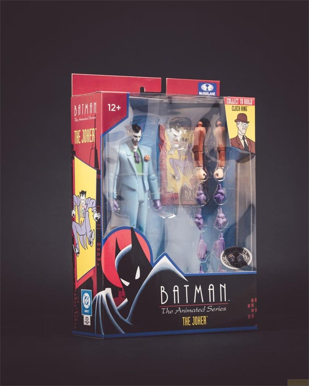 Figura de acción del Joker empaquetada de Batman: The Animated Series.