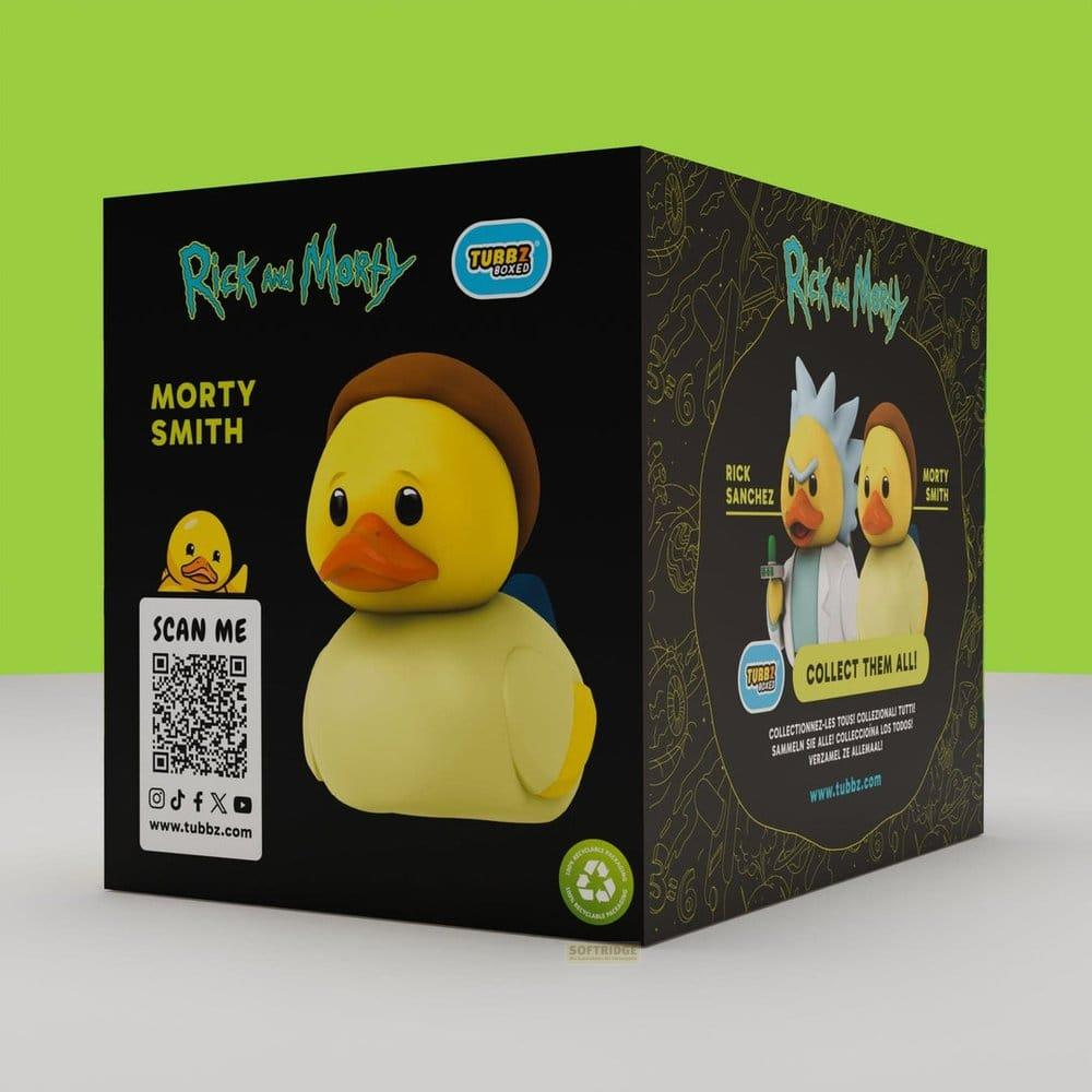 Rick and Morty Tubbz Box mit Entenfigur von Morty Smith.