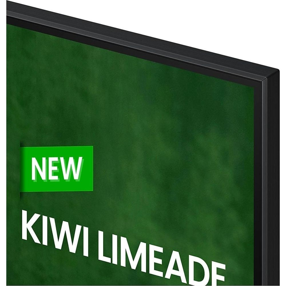 Grüner Hintergrund mit weißem Text „KIWI LIMEADE“ und einem grünen „NEW“-Tag.