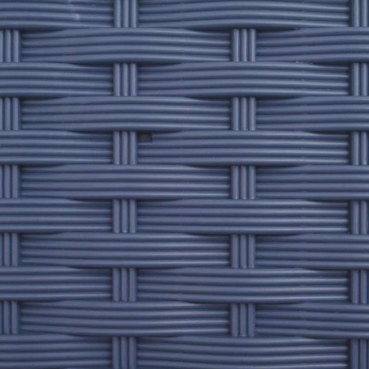 Ein detailliertes Muster aus blauem Kunststoffgeflecht.