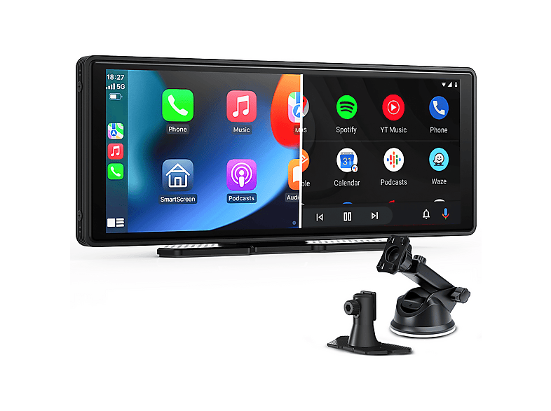 CarMe CarPlay Scherm 10 Inch - Draadloze Apple CarPlay & Android Auto - Groot Touchscreen voor Auto Wereldwijd