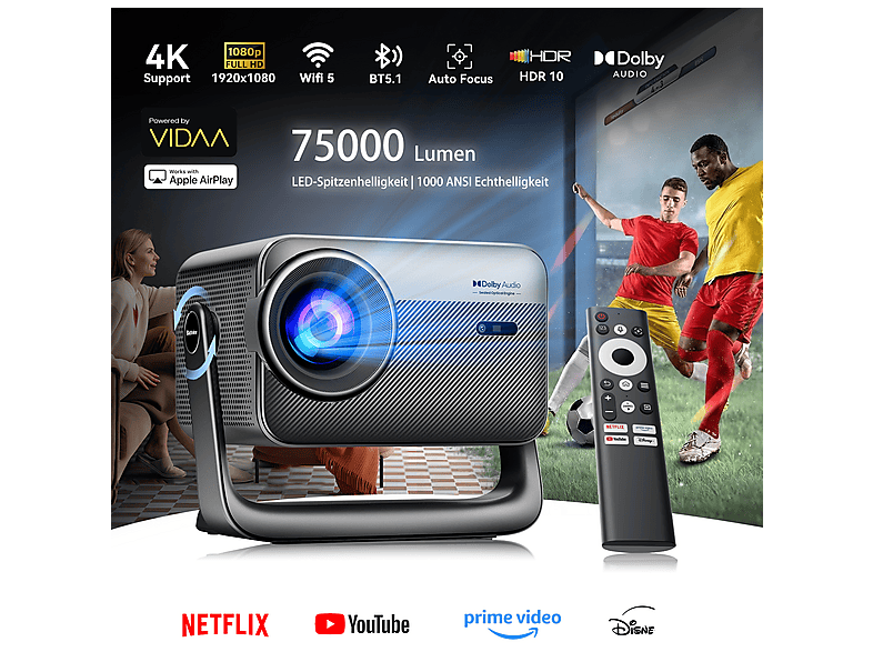 BLACKVIEW PV1000 Max Beamer MediaMarkt