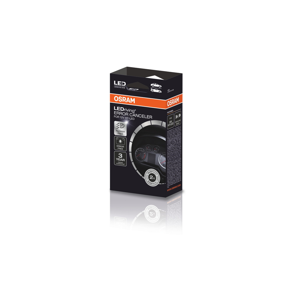 Osram LEDriving Fehlerunterdrücker für 12V H7-LED. Mit 3 Jahren Garantie.