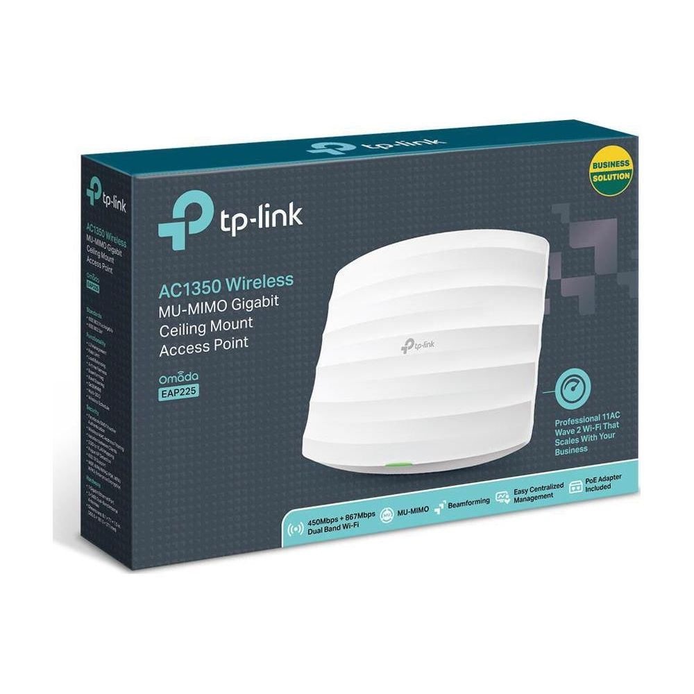 Pudełko TP-Link AC1350 Wireless MU-MIMO Gigabit Sufitowy Punkt Dostępowy.