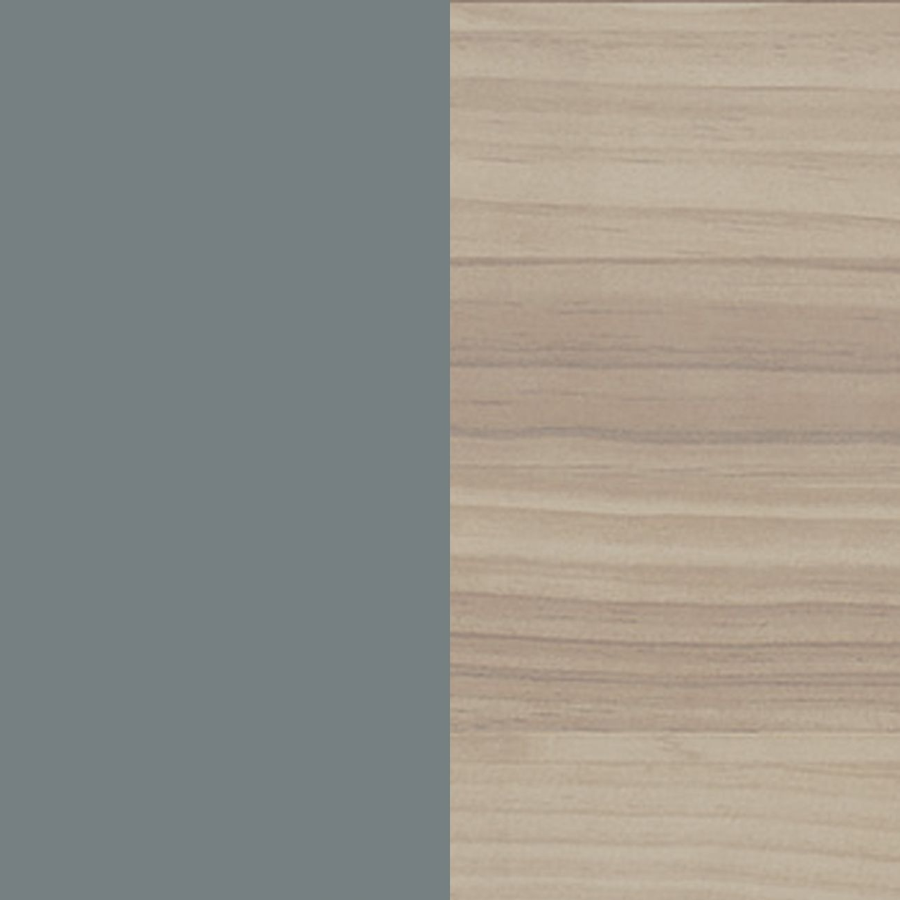 Área gris a la izquierda, veta de madera a la derecha.