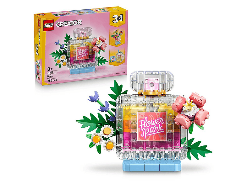 LEGO Creator 3’ü 1 Arada Çiçekli Dekoratif Parfüm Şişesi 31383