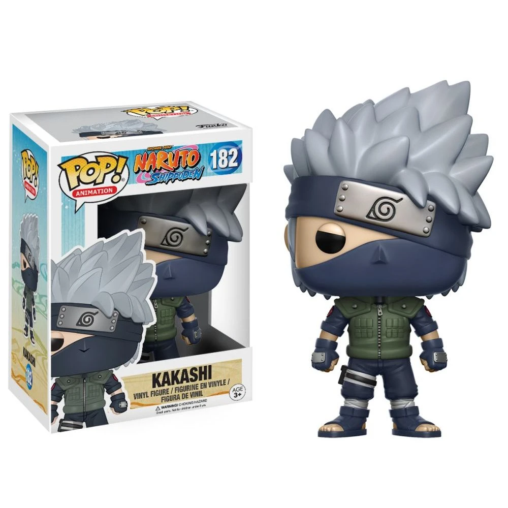 Figura Funko Pop! de vinilo de Kakashi de Naruto Shippuden en caja.