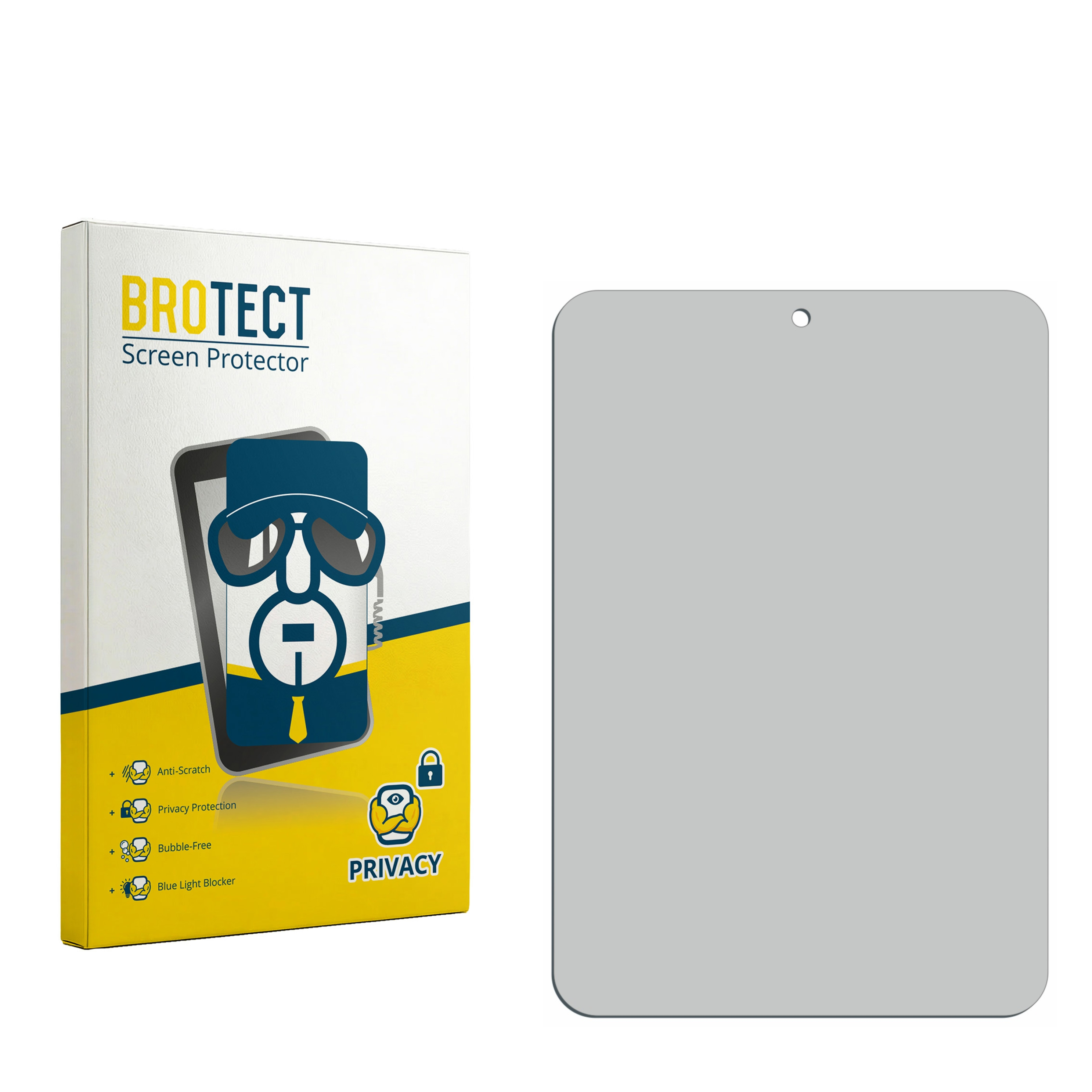 BROTECT Sichtschutz-Displayschutzfolie und Verpackung.