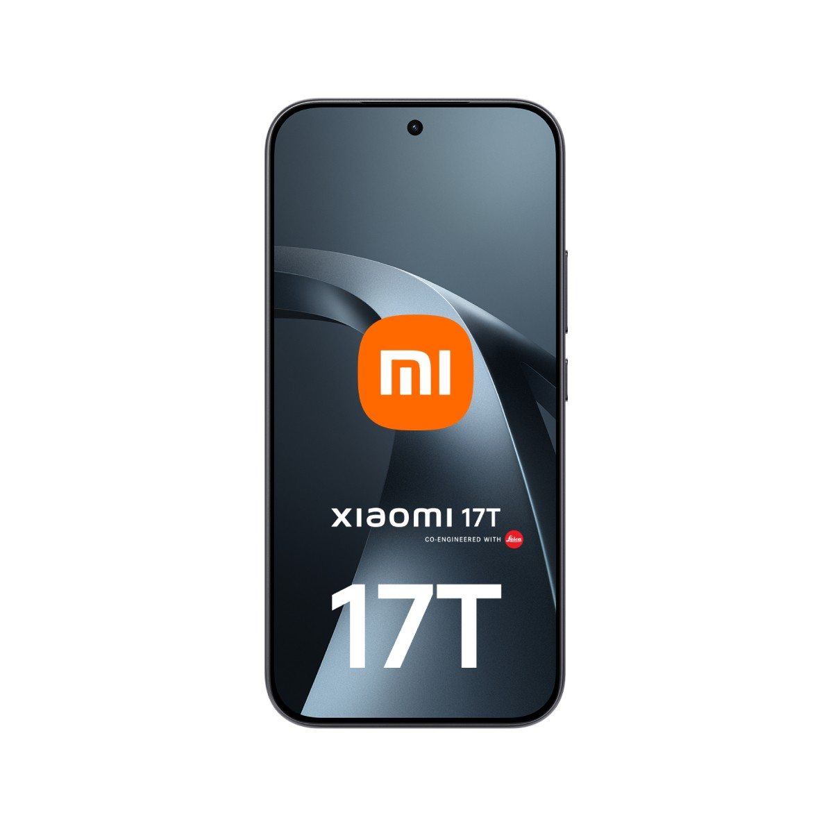 Xiaomi 17T Smartphone mit orangefarbenem Mi-Logo und Leica-Schriftzug.