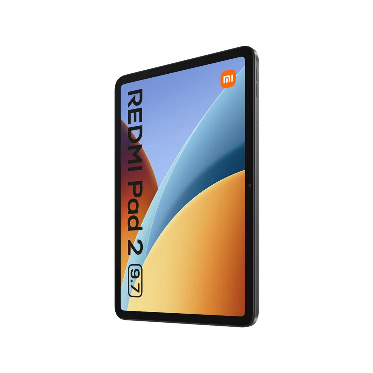 Un tablet nero con la scritta "Redmi Pad 2" e il logo Mi.