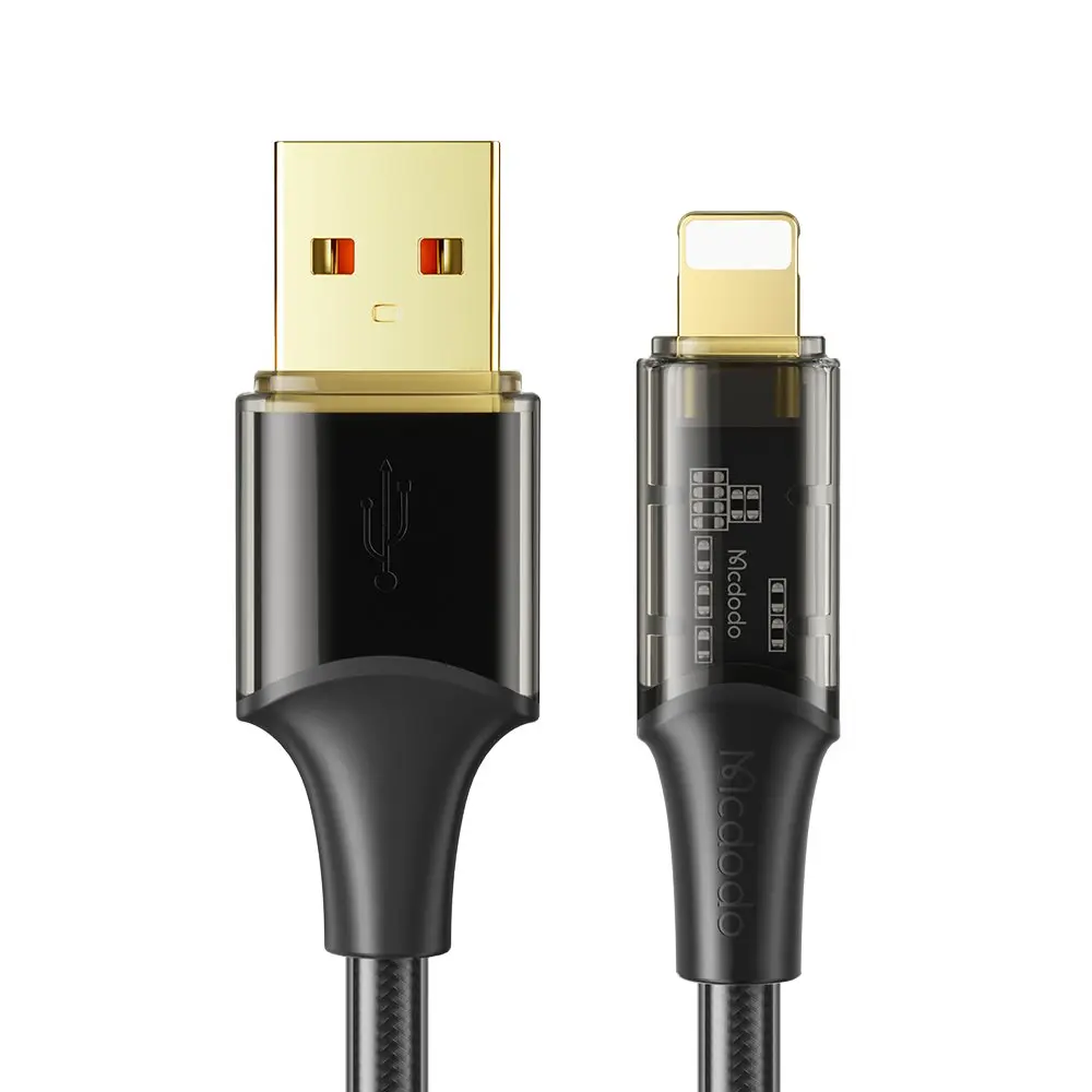 Yan yana altın rengi USB-A ve altın rengi Lightning konektör.