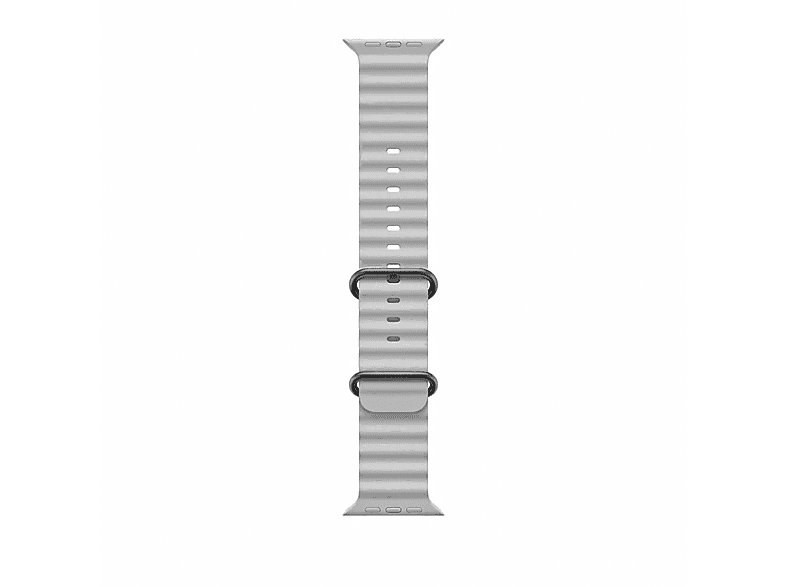 WINEX 42-49 mm Yeni Nesil Apple Uyumlu Silikon Akıllı Saat Kordonu Gri
