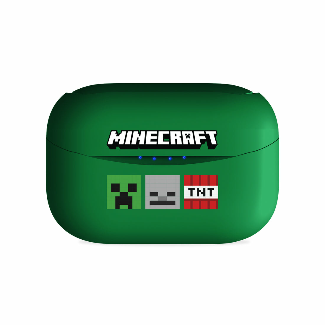 Groene Minecraft hoes met Creeper, Skelet en TNT-icoontjes.