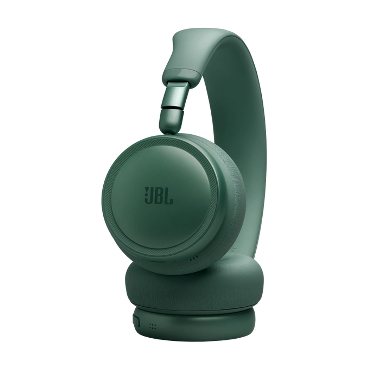 Cuffie JBL verdi con padiglioni imbottiti e archetto regolabile.