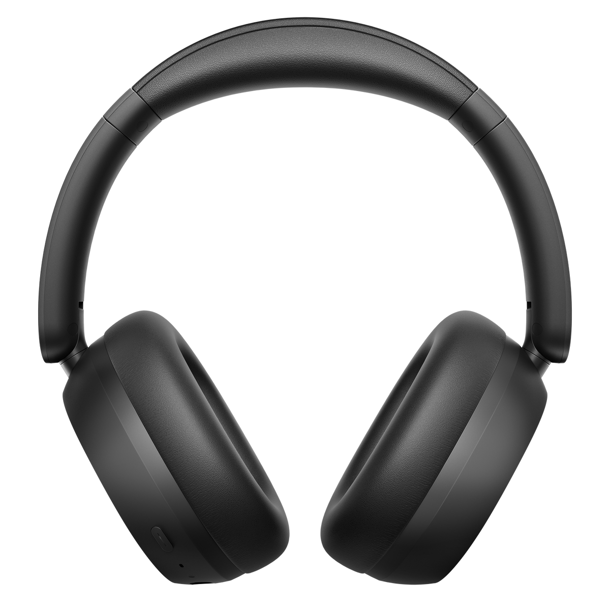 Auriculares negros circumaurales con diadema y almohadillas acolchadas.