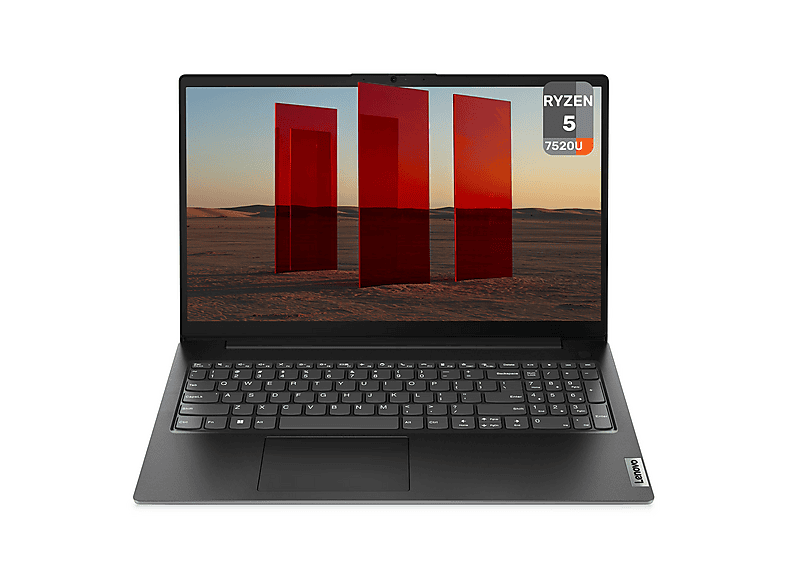 LENOVO V15 82YU0123TX503 FHD Ryzen5 7520U 16 GB RAM 2 TB SSD 15,6 inç FreeDOS Laptop Siyah