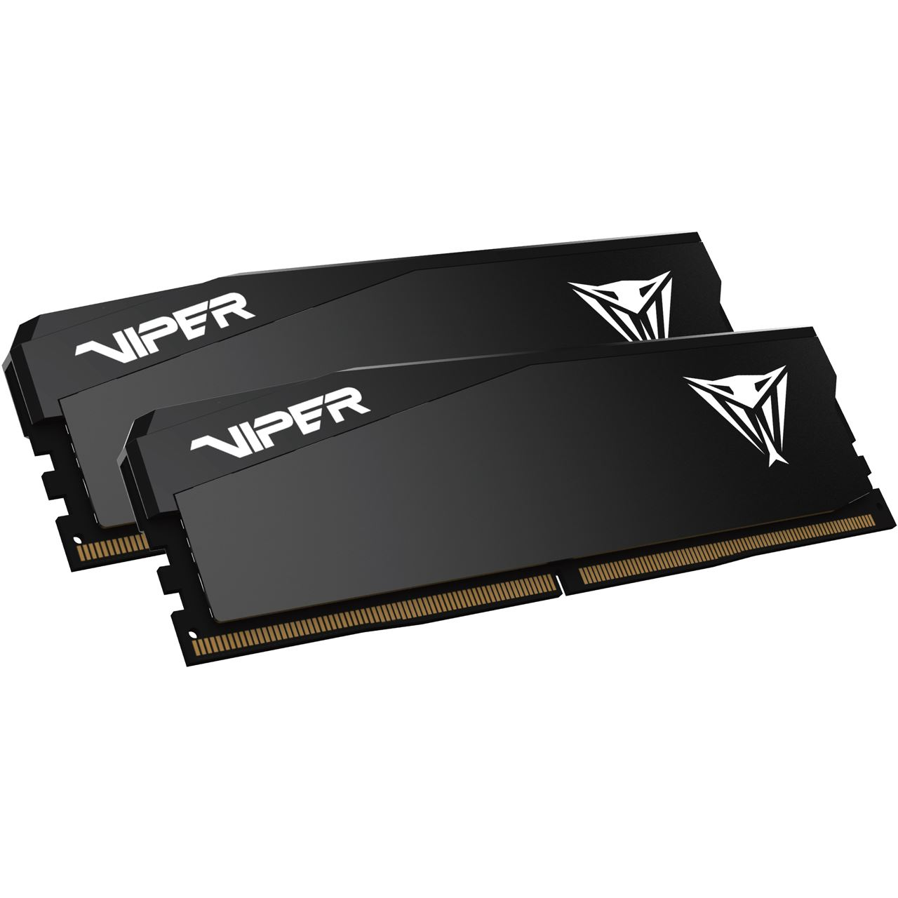 Due moduli RAM neri con logo Viper argento e contatti dorati.