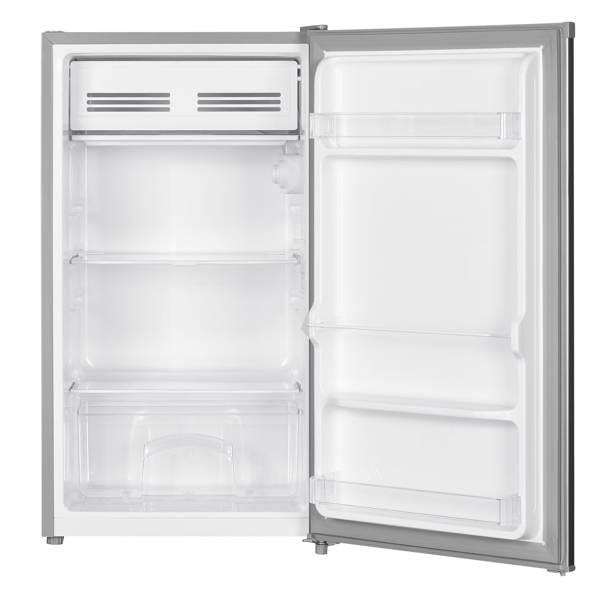 HEINNER HF-HM90INVSE++ Kühlschrank (E, 85 cm hoch, Edelstahl)