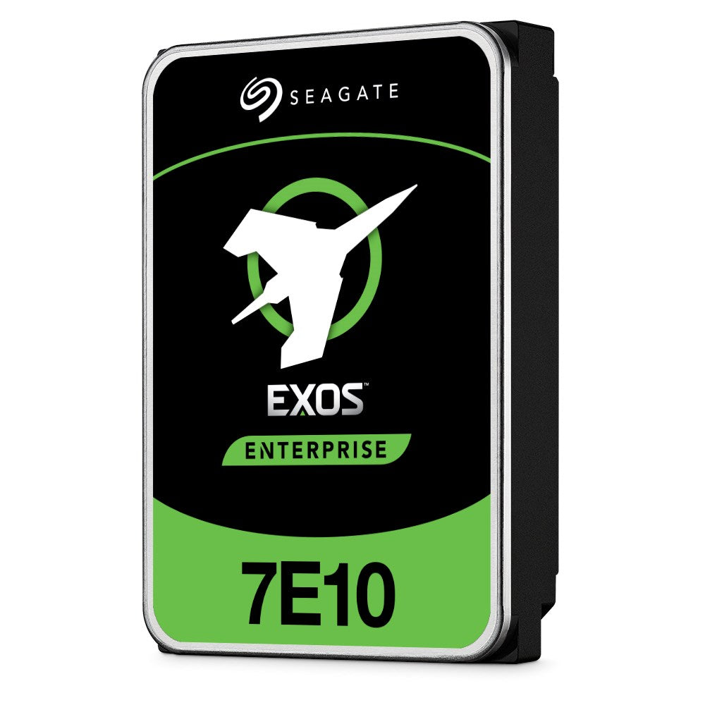 Disque dur Seagate Exos Enterprise 7E10 avec logo.