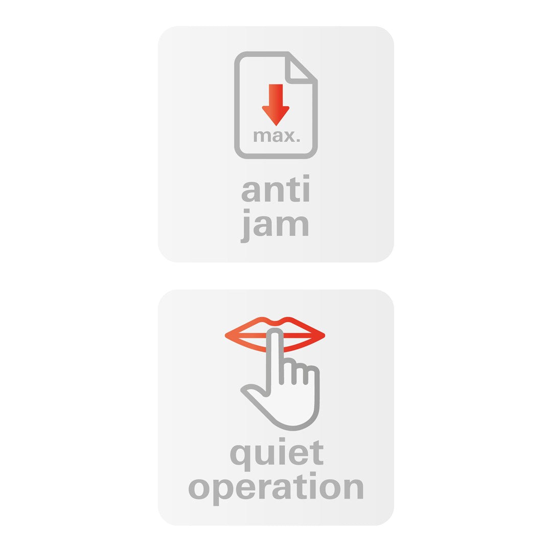 Symbol für maximalen Stau und leisen Betrieb.