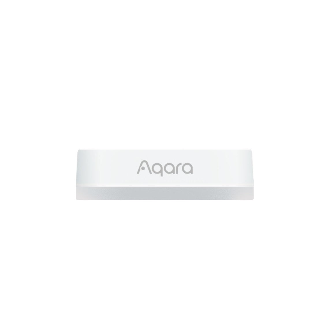Ein weißes, rechteckiges Gerät mit dem Aqara-Logo.