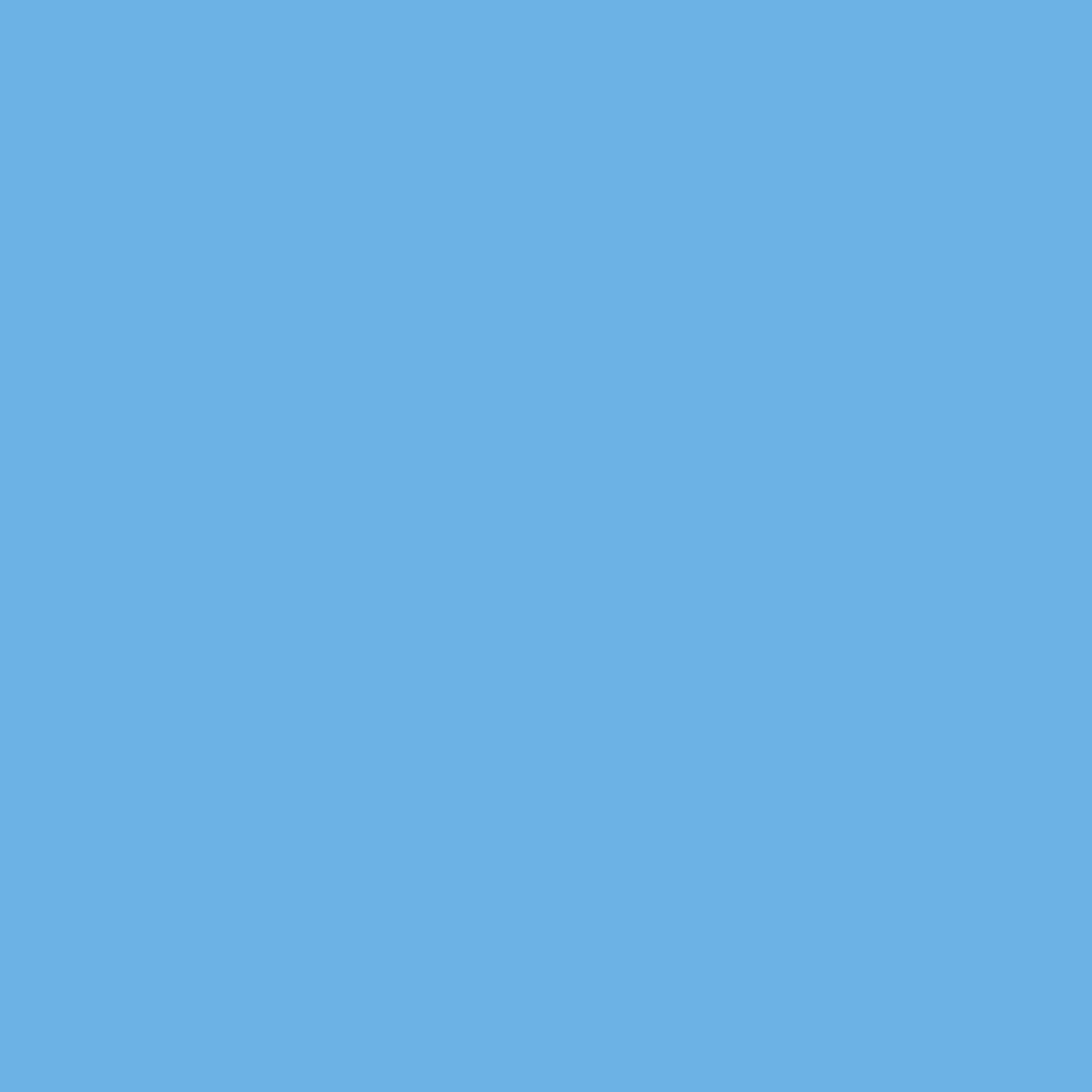 Ein einfarbiges Bild in einem hellen Blauton.