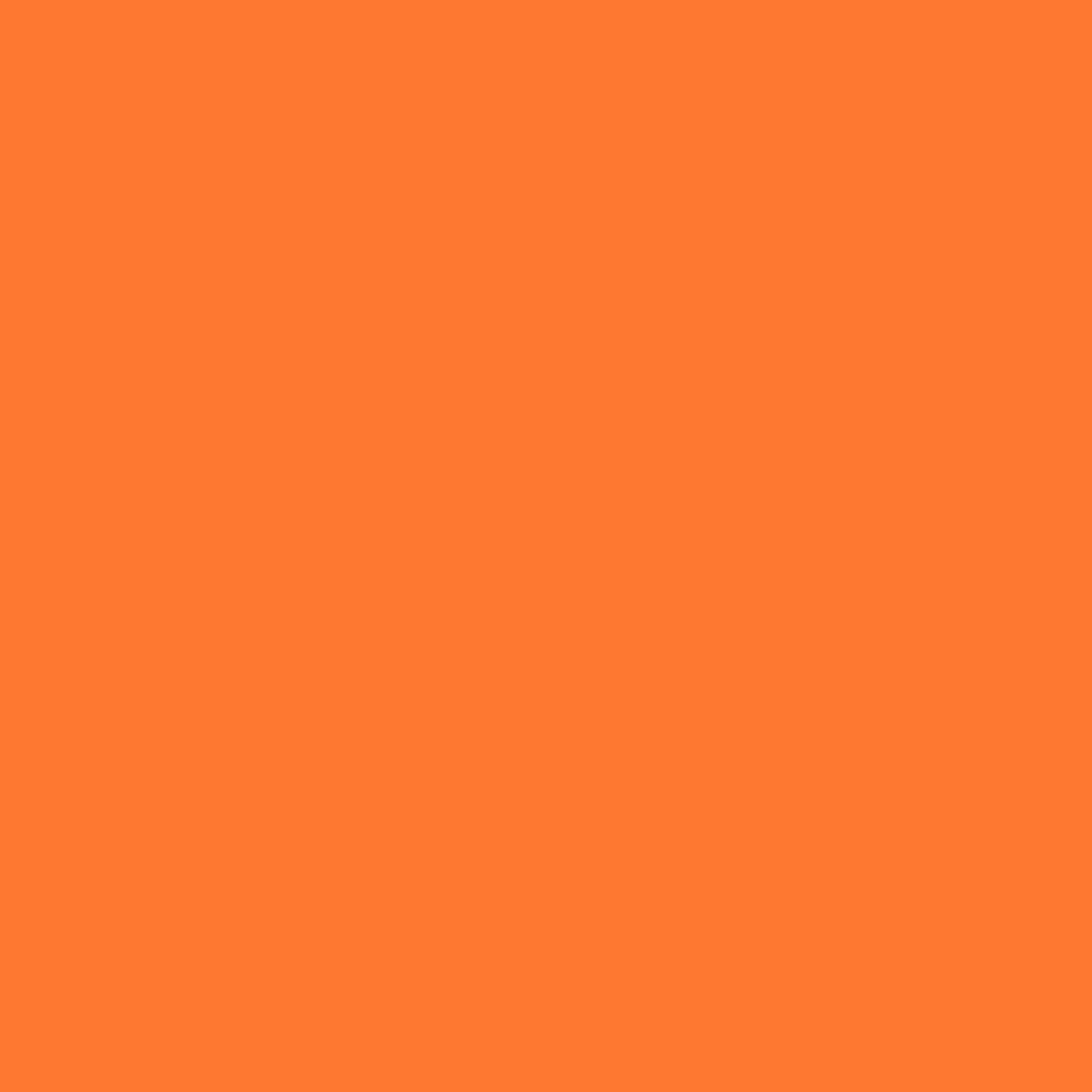 Ein einfarbiger, leuchtend orangefarbener Hintergrund.