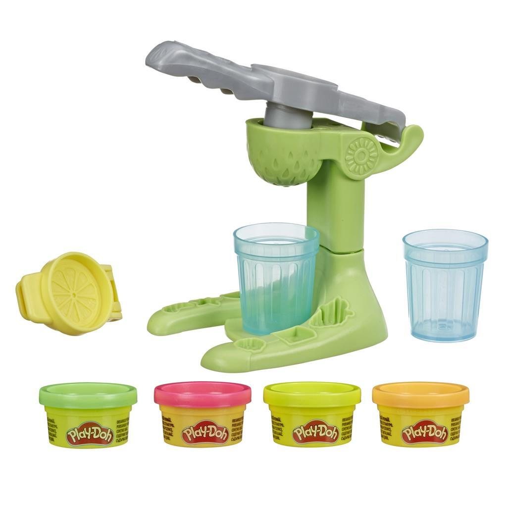 Set spremiagrumi Play-Doh con 4 vasetti colorati e stampo agrumi.