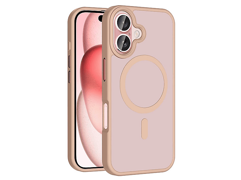 LOPARD iPhone 16 Plus Uyumlu Mgsafe Şarj Özellikli Mat Arka Yüzey Sio Kapak Telefon Kılıfı Çok Renkli