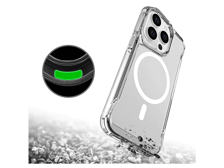 LOPARD iPhone 15 Pro Uyumlu Kablosuz Şarj T-Max Kablosuz Kapak