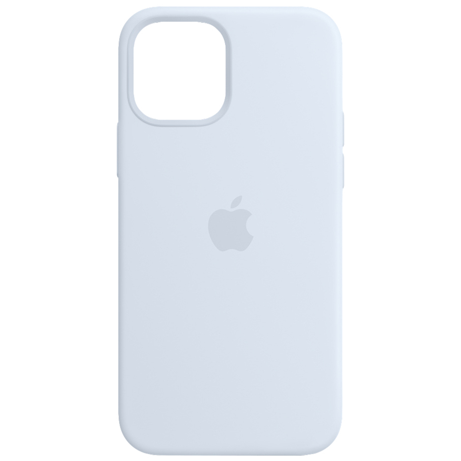 Helles Lavendel-iPhone-Hülle mit Apple-Logo.