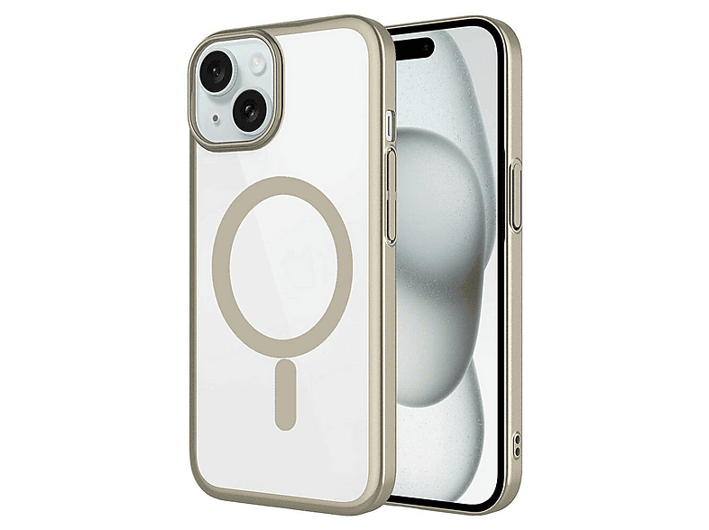LOPARD iPhone 15 Uyumlu Wireless Şarj Özellikli Sert PC Mat Riksos Kablosuz Uyumlu Kapak Telefon Kılıfı Çok Renkli
