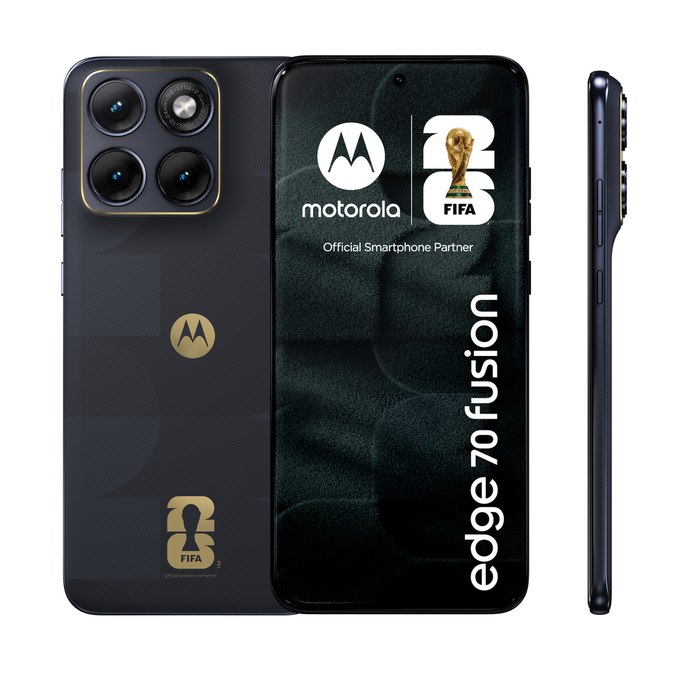 MOTOROLA edge 70 fusion FIFA Edition 256 GB Schwarz Dual SIM | MediaMarkt