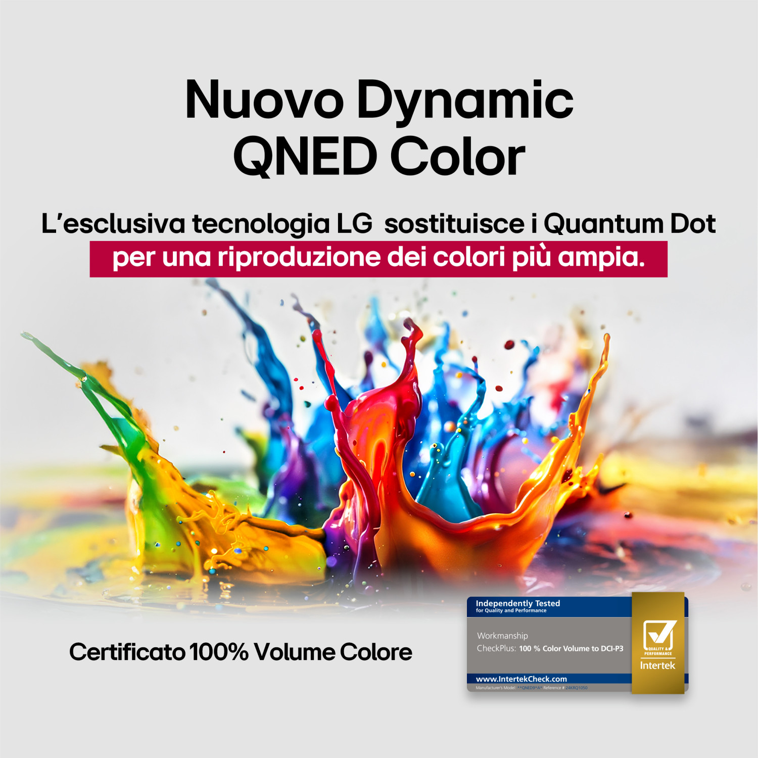 Esplosione di colori vivaci, tecnologia LG QNED Color.